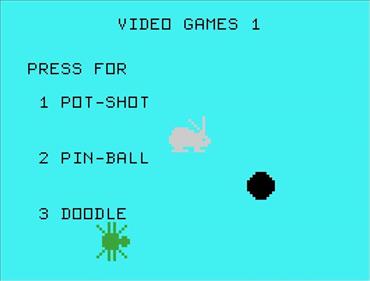 Video Games 1 - Screenshot - Game Select Image