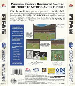 FIFA Soccer 96 - Box - Back Image