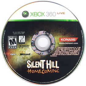 Silent Hill: Homecoming - Disc Image