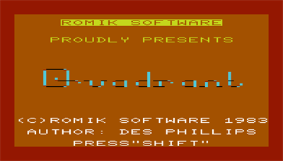 Quadrant - Screenshot - Game Title Image