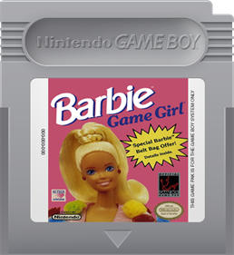 Barbie: Game Girl - Fanart - Cart - Front