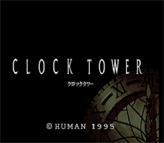 Clock Tower: Kurokku Tawaa - Screenshot - Game Title Image