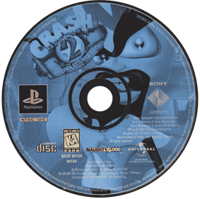 Crash Bandicoot 2: Cortex Strikes Back - Disc Image