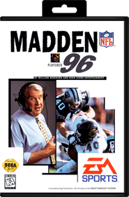 Madden NFL 96 - Box - Front - Reconstructed Image