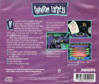 Mystic Midway: Phantom Express - Box - Back Image