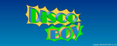 Disco Boy - Arcade - Marquee Image