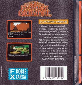 La Aventura Original - Box - Back Image