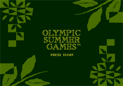 Olympic Summer Games: Atlanta 1996 - Screenshot - Game Title Image