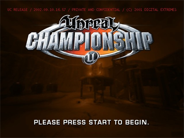 Unreal Championship - Screenshot - Game Title Image