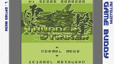 Pixel Game Maker Series: Thunder Striker - Screenshot - Game Title Image