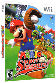 Mario Super Sluggers - Box - 3D Image