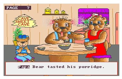 The Talking Storybook: The Three Bears - Screenshot - Gameplay Image