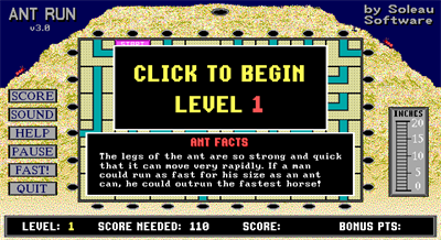 Ant Run - Screenshot - Game Title Image