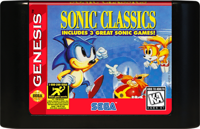 Sonic Classics - Cart - Front Image