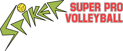 Spiker! Super Pro Volleyball - Clear Logo Image
