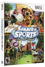 Summer Sports: Paradise Island - Box - 3D Image