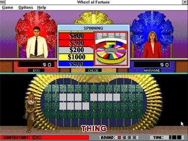 Wheel of Fortune: Deluxe Edition - Screenshot - Gameplay Image