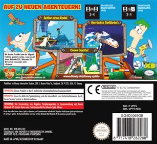 Phineas and Ferb: Ride Again - Box - Back Image