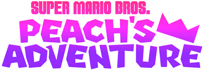 Super Mario Bros.: Peach's Adventure - Clear Logo Image