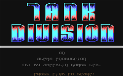 Tank Division - Screenshot - Game Title Image