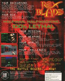 Rex Blade: The Apocalypse - Box - Back Image