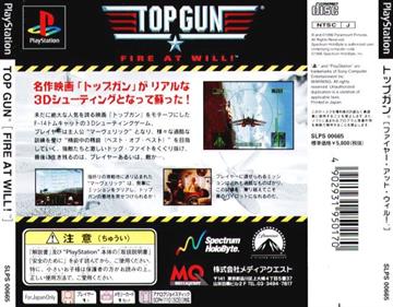 Top Gun: Fire at Will! - Box - Back Image