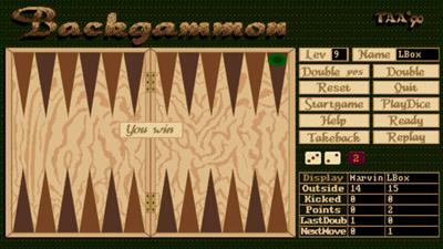 Backgammon - Screenshot - Game Over Image