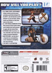 WWE SmackDown vs. Raw 2008 - Box - Back Image