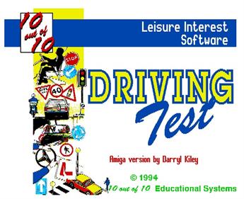 10 out of 10: Driving Test - Screenshot - Game Title Image