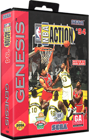 NBA Action '94 - Box - 3D Image