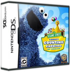 123 Sesame Street: Cookie's Counting Carnival: The Videogame - Box - 3D Image