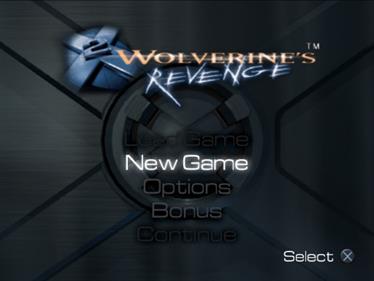 X2: Wolverine's Revenge - Screenshot - Game Select Image