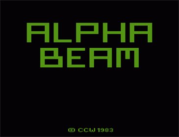 Alpha Beam With Ernie - Screenshot - Game Title Image
