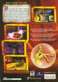 Dragon's Lair 3D - Box - Back Image