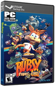 Bubsy: Paws on Fire! - Box - 3D Image