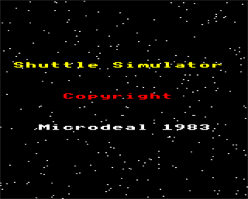 Space Shuttle - Screenshot - Game Title Image