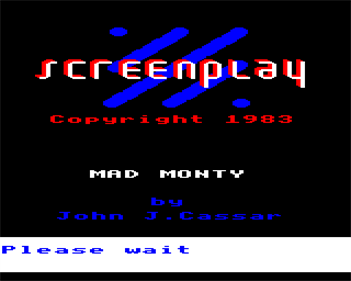 Mad Monty - Screenshot - Game Title Image