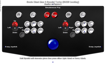 Sonic Blast Man 2: Special Turbo - Arcade - Control Panel Image