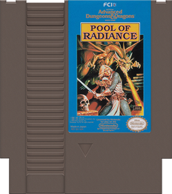 Advanced Dungeons & Dragons: Pool of Radiance - Fanart - Cart - Front Image