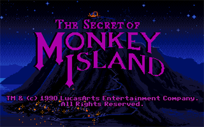 The Secret of Monkey Island - Screenshot - Game Title Image