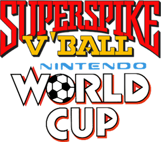 Super Spike V'Ball / Nintendo World Cup - Clear Logo Image