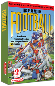 NES Play Action Football - Box - 3D Image