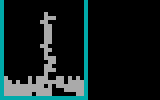 256 Byte Tetris