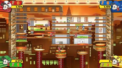 BurgerTime Party! - Screenshot - Gameplay Image