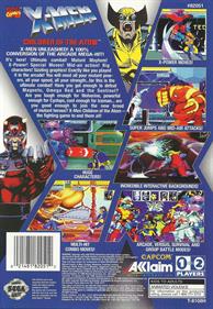 X-Men: Children of the Atom - Box - Back Image