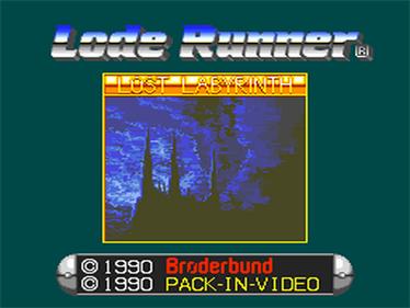 Lode Runner: Lost Labyrinth - Screenshot - Game Title Image