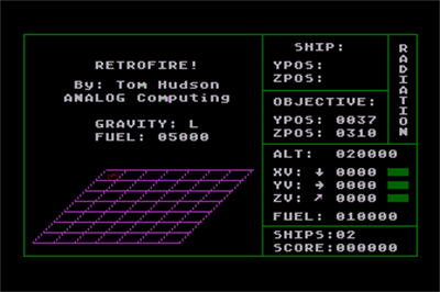 Retrofire! - Screenshot - Game Title Image
