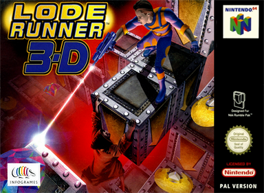 Lode Runner 3-D - Box - Front Image