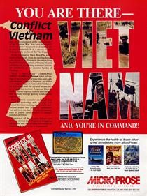 Conflict in Vietnam - Advertisement Flyer - Front Image