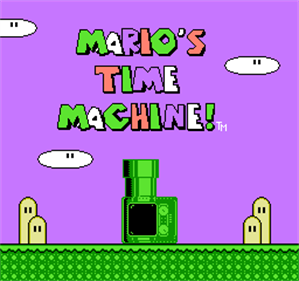 Mario's Time Machine - Screenshot - Game Title Image